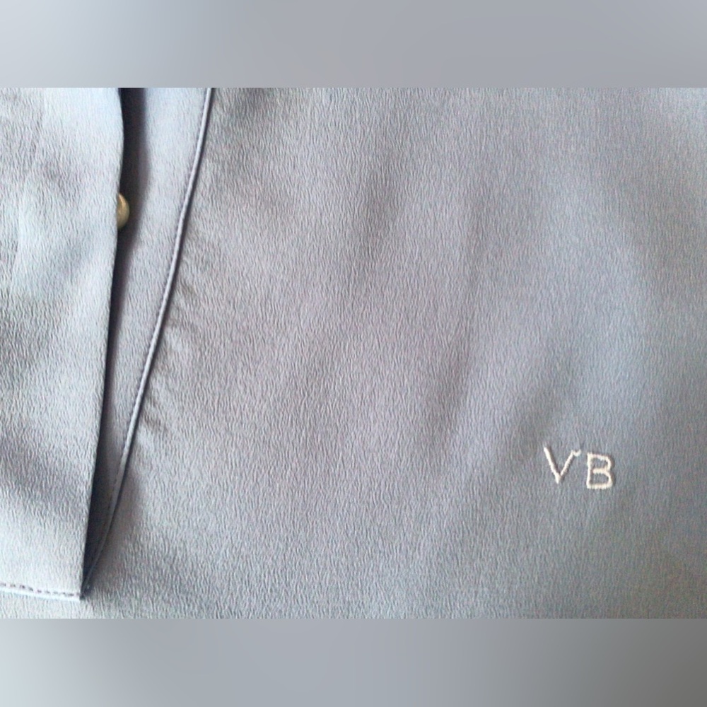 Victoria Beckham blue silk shirt, 4 - Picture 8 of 10